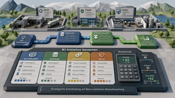 Den Nutzen von KI im Unternehmen realistisch bewerten